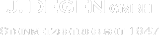 J. Degen GmbH Steinmetzbetrieb seit 1947 Logo